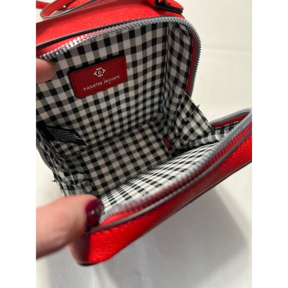 Nannette Lepore Red Crossbody Bag - Picture 2 of 9